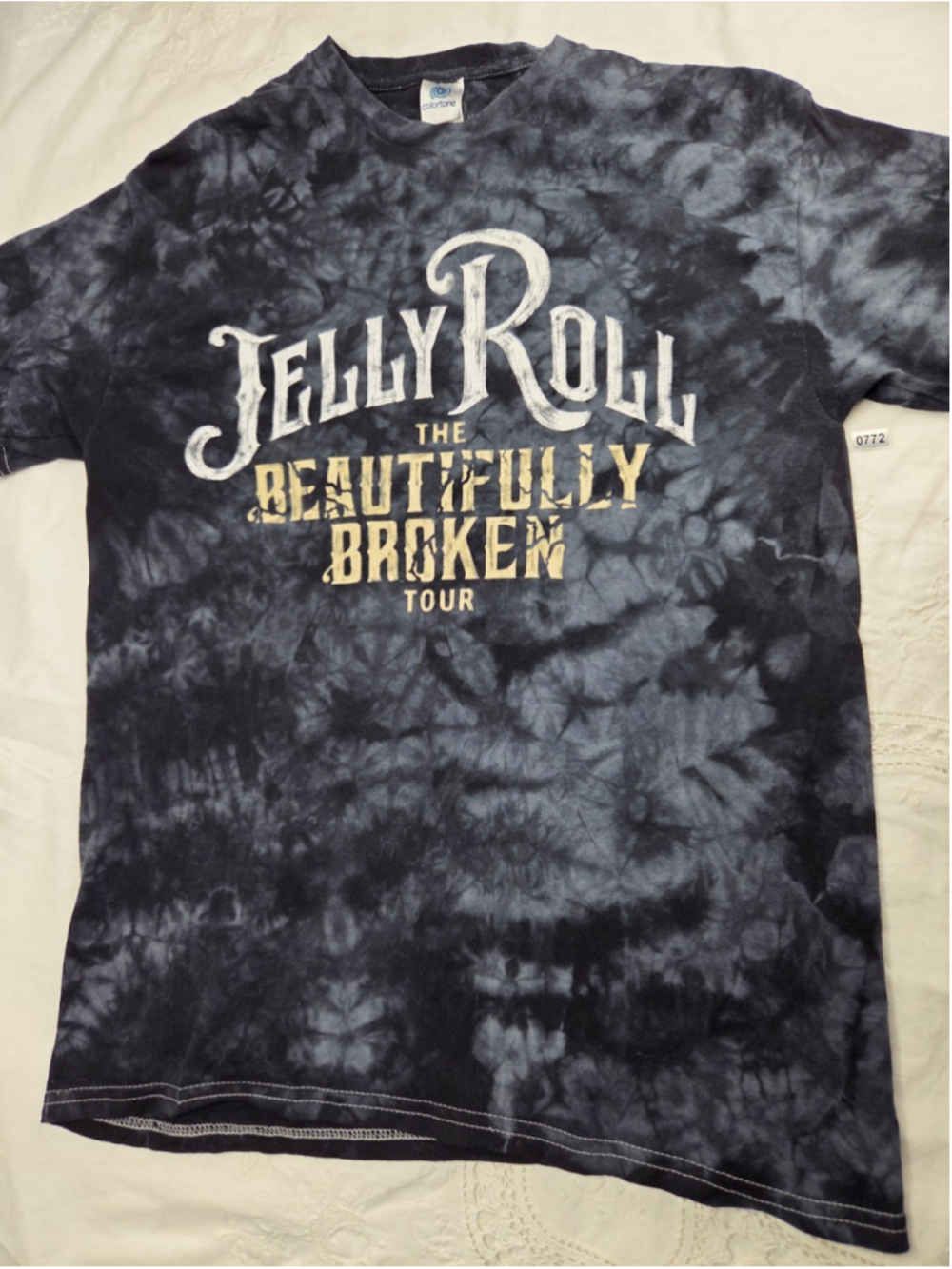 Jelly Roll The Beautifully Broken Tour Tie Dye T-Shirt Men’s Medium Country #772